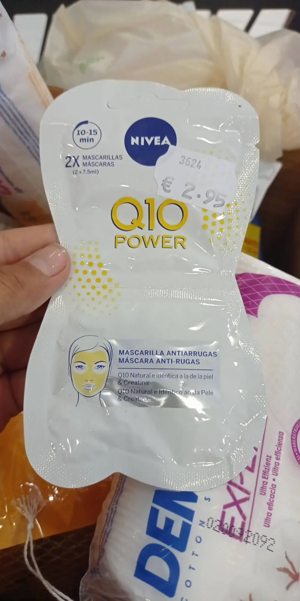 NIVEA - Q10 power - Mascarillas antiarrugas