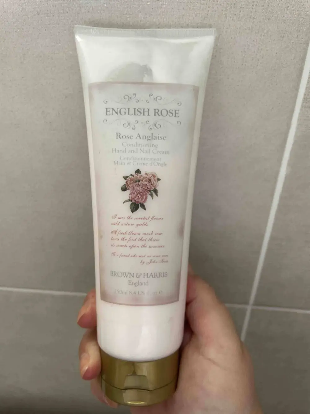 BROWN & HARRIS - Rose anglais - Hand and nail cream