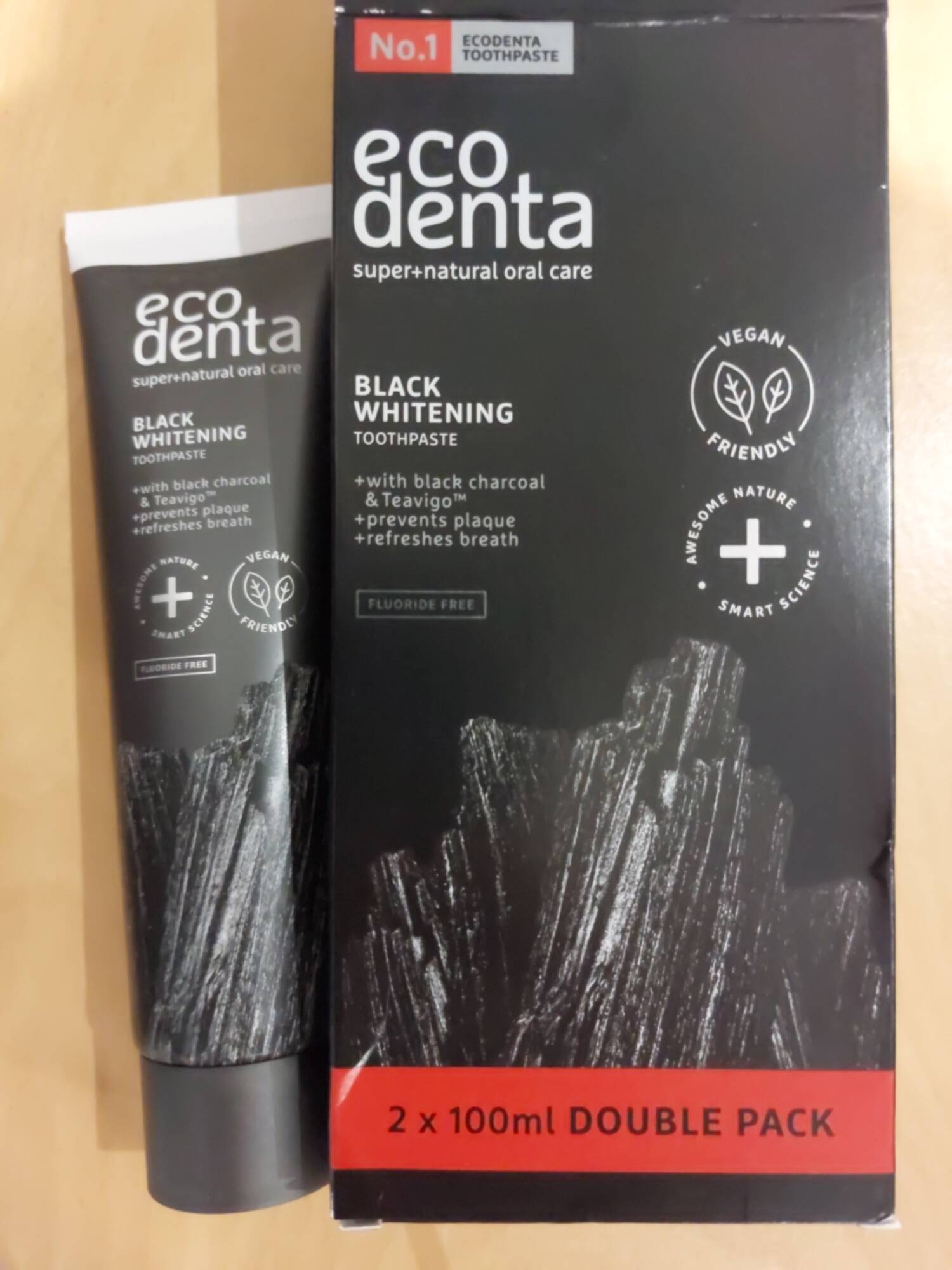 ECODENTA - Black whitening - Toothpaste