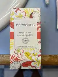 BERDOUES - Eau de toilette monoï & coco