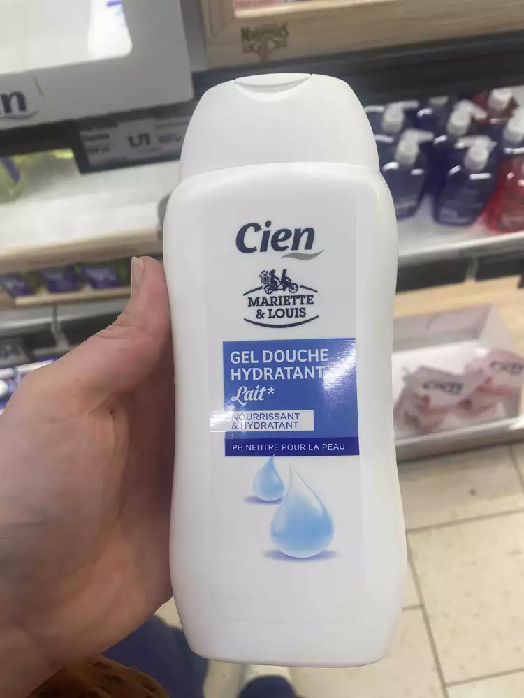 CIEN - Gel douche hydratant lait