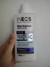 INEOS - Skin science - Gel douche iris blanc + cerise