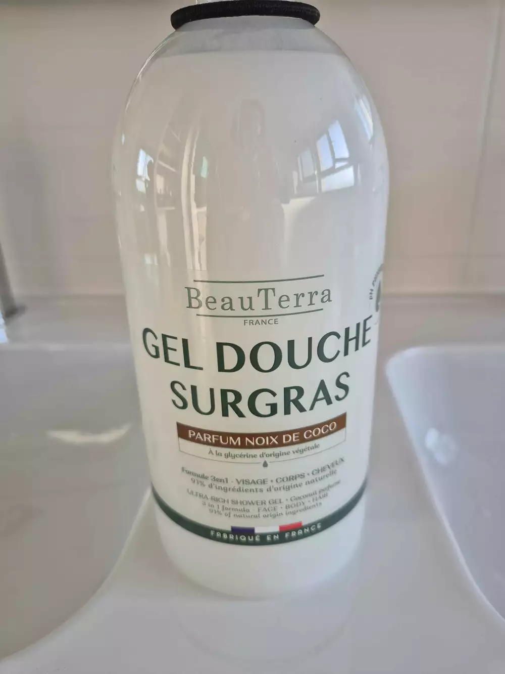 BEAUTERRA - Gel douche surgras parfum noix de coco