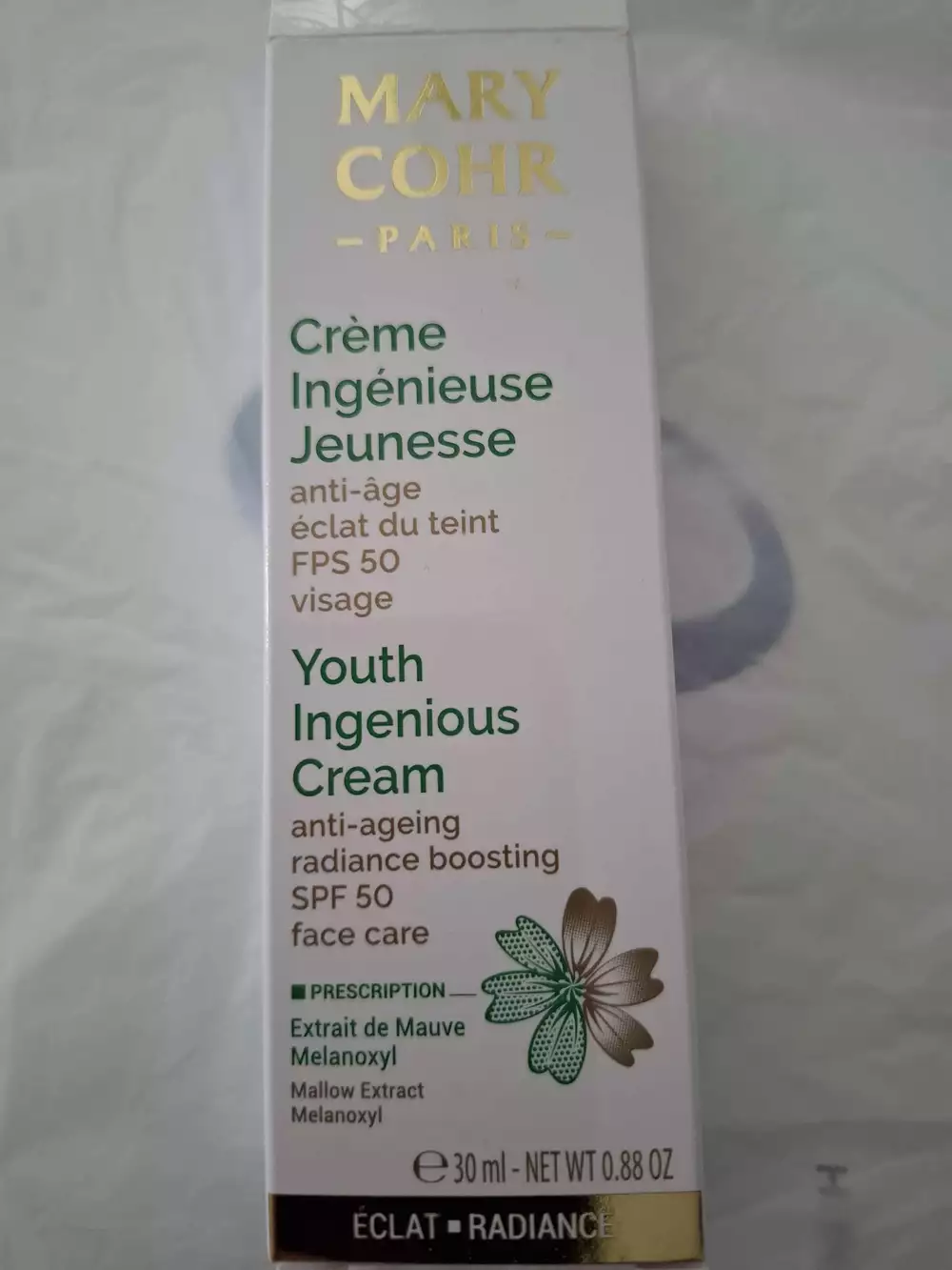 MARY COHR - Crème ingénieuse jeunesse anti-âge 