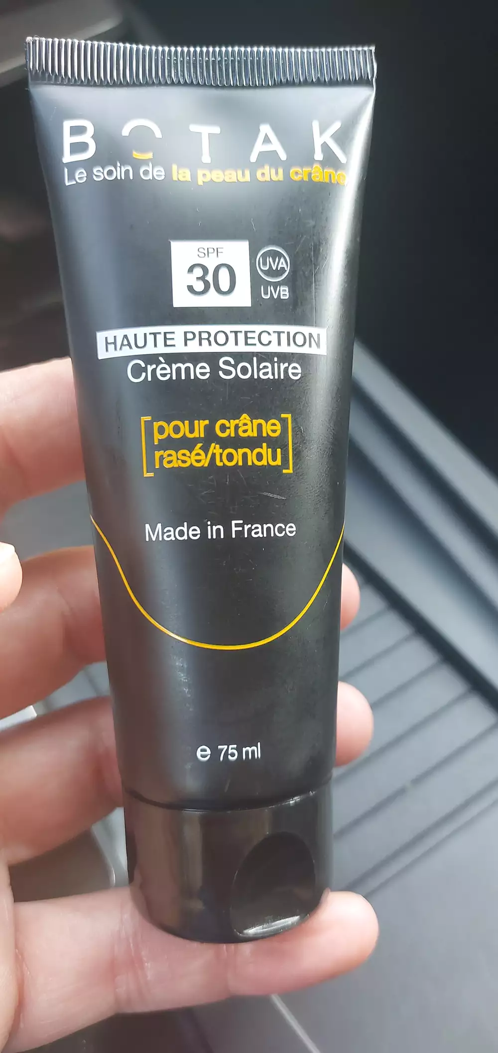 BOTAK - Crème solaire pour crâne rasé/tondu SPF 30
