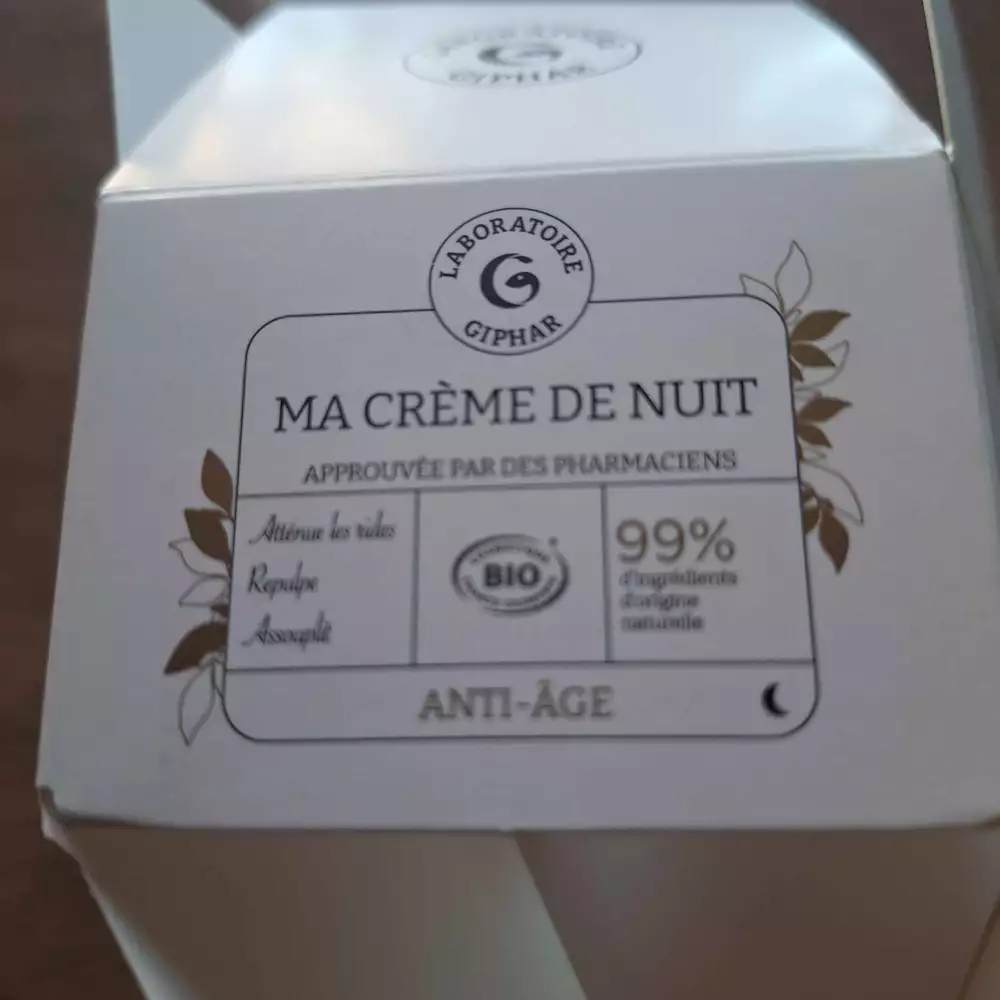 LABORATOIRE GIPHAR - Ma crème de nuit anti-âge