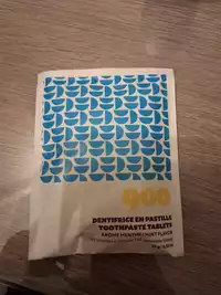 900.CARE - Dentifrice en pastilles arome menthe