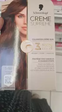 SCHWARZKOPF - Crème suprême - Coloration crème soin 5-60 chocolat clair