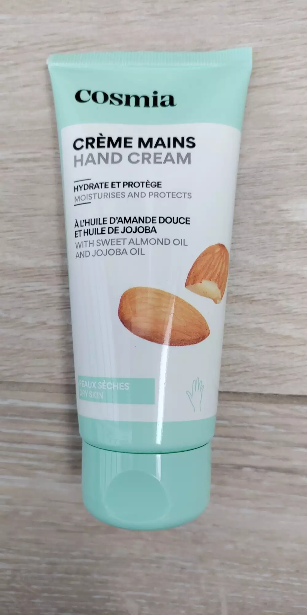 COSMIA - Crème mains à l'huile d'amande douce et huile de jojoba