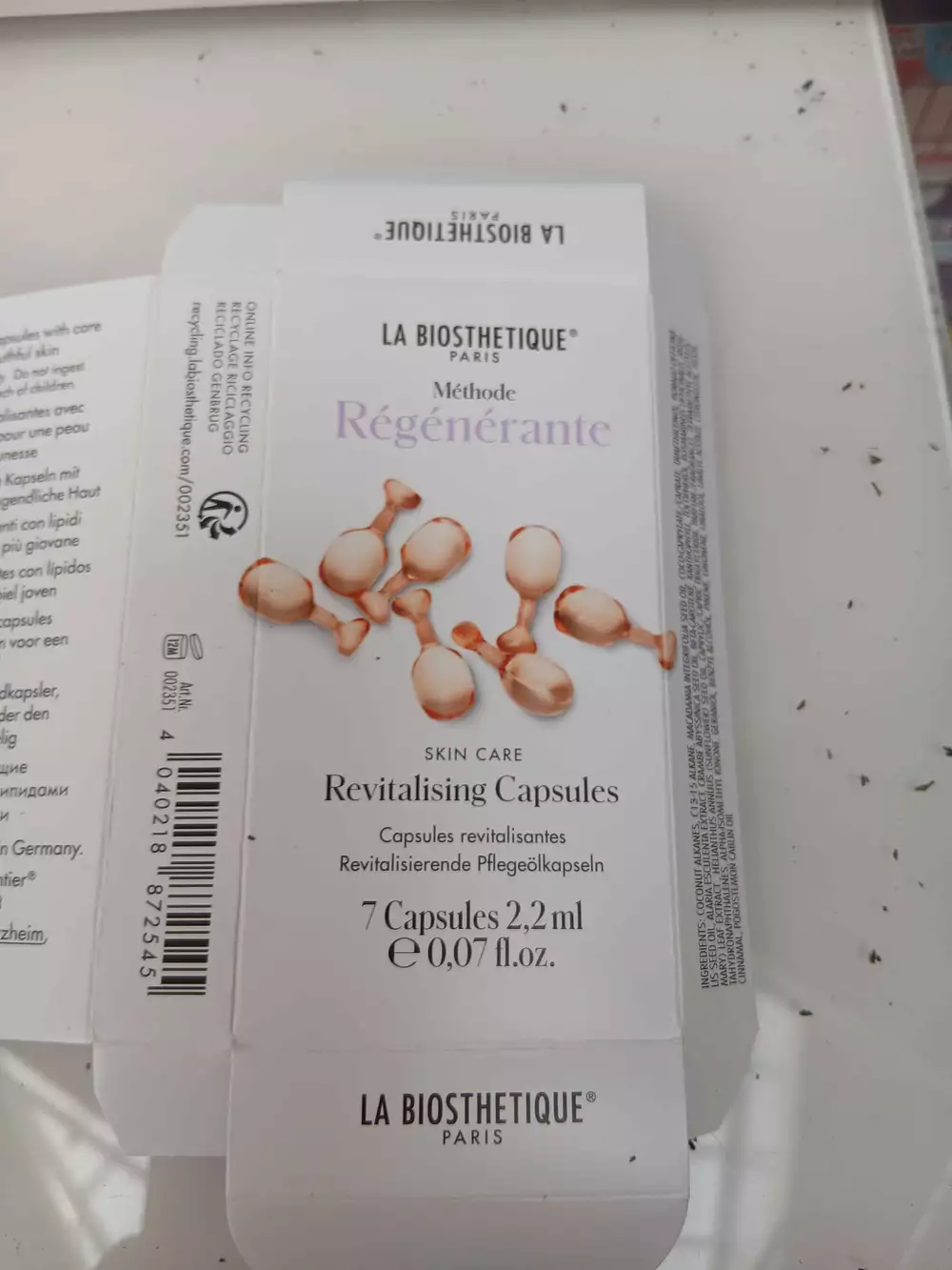 LA BIOSTHETIQUE - Méthode régénérante - Revitalisant capsules