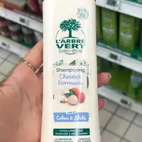 L'ARBRE VERT - Shampooing parfum coton et litchi