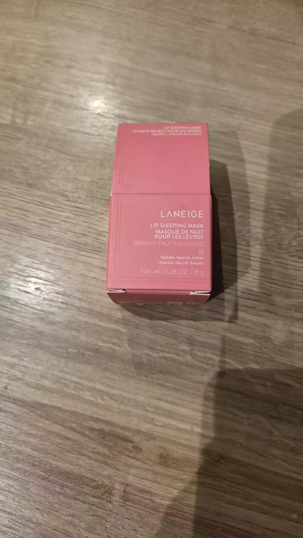 LANEIGE - Masque de nuit pour les lèvres fruits rouge