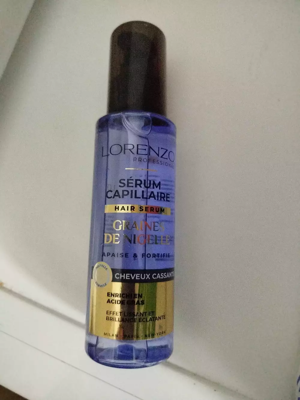 LORENZO PROFESSIONNAL - Cheveux cassants - Sérum capillaire graines de nigelle