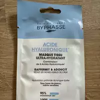 BYPHASSE - Acide hyaluronique - Masque tissu ultra-hydratant