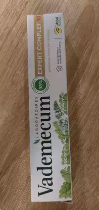 VADEMECUM - Expert complet 10 - Dentifrice essence de menthe poivré^
