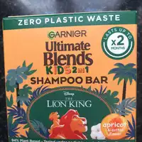 GARNIER - Ultimate blends kids 2 in 1 - Shampoo bar