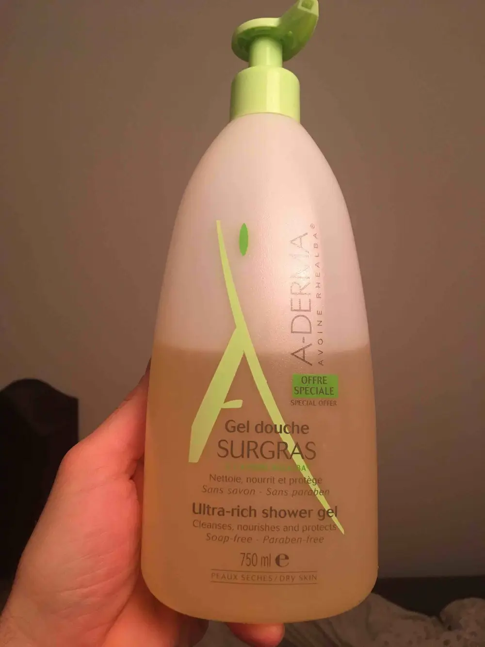 A-DERMA - Gel douche surgras