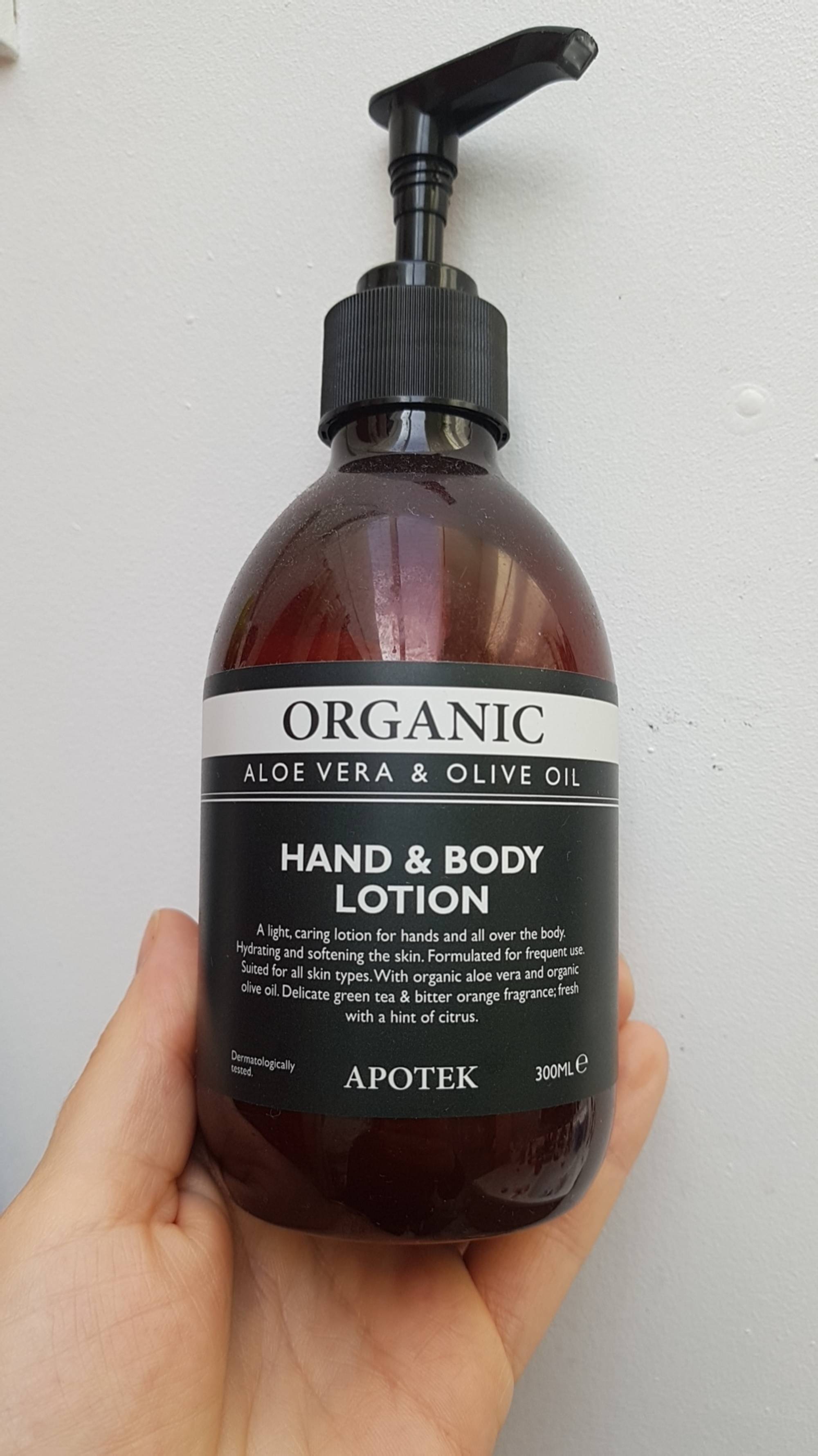 ORGANIC - Apotek Hand & body lotion aloé vera & olive oil
