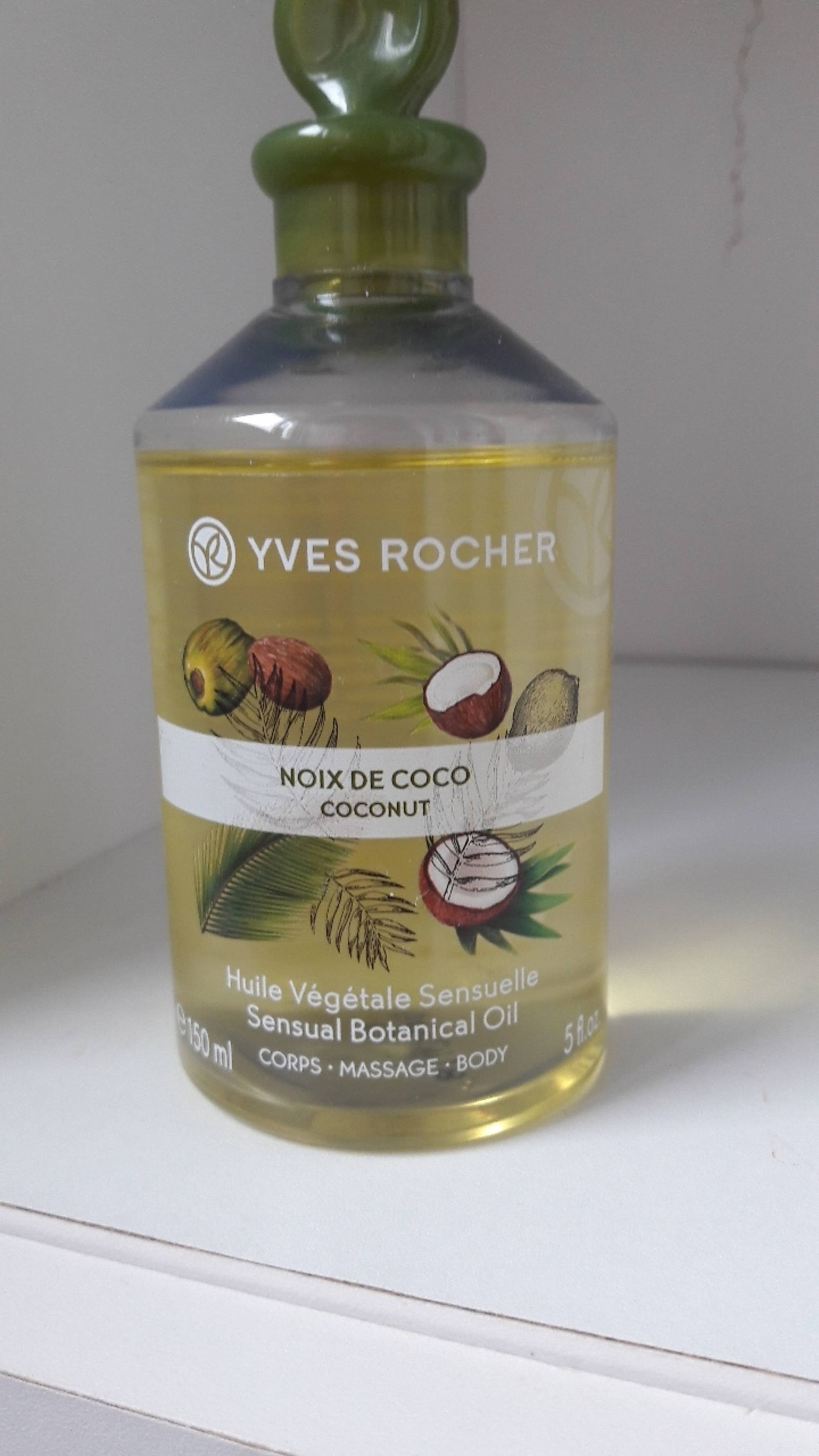 Yves Rocher Huile Corps Noix de Coco - Flacon 150 ml - INCI Beauty