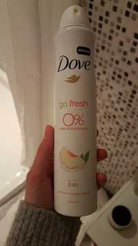 DOVE - Déodorant 24h go fresh 0% sels d'aluminium - Parfum pêche & verveine citronnée