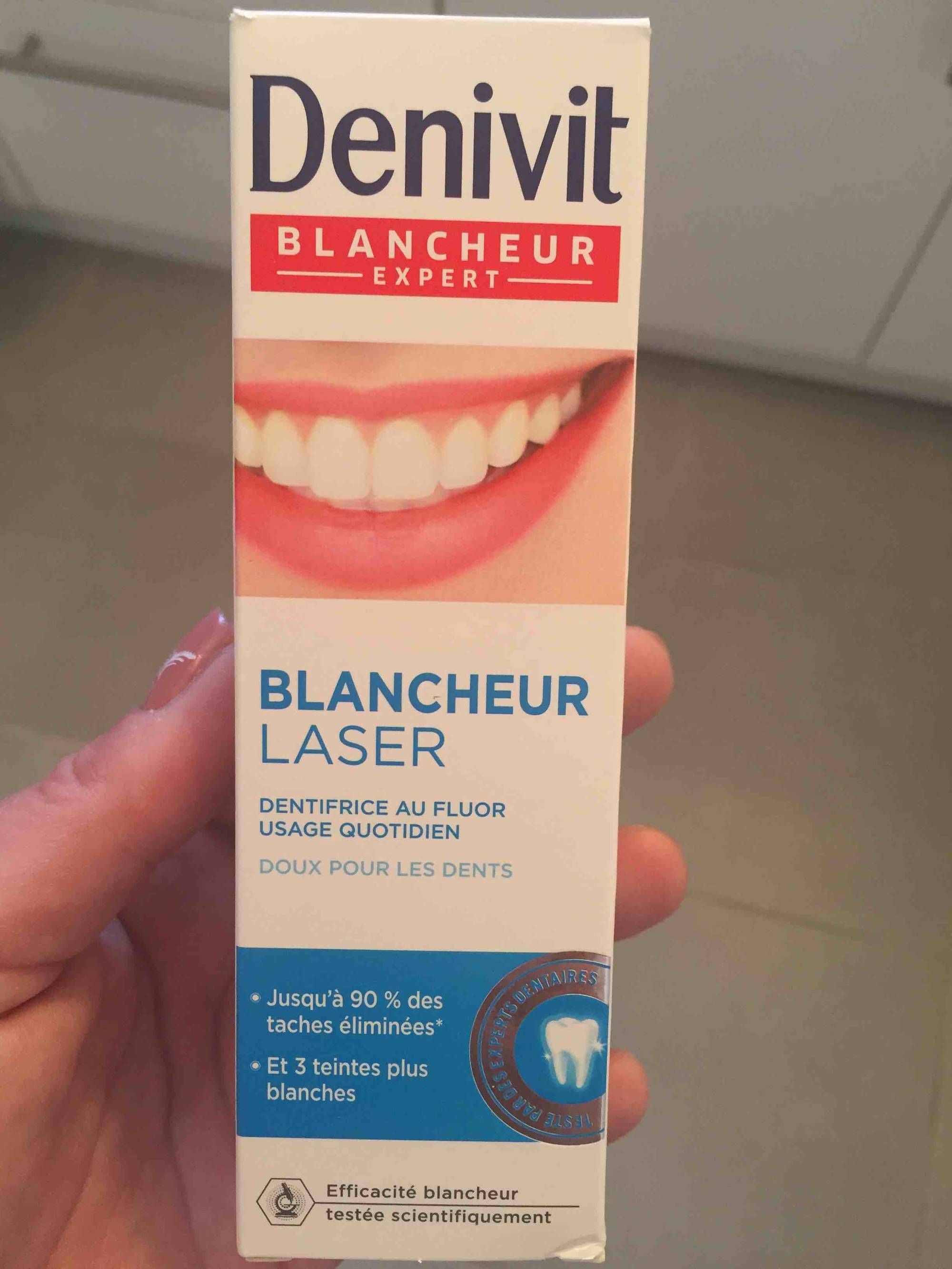 DENIVIT - Blancheur Laser - Dentifrice au fluor