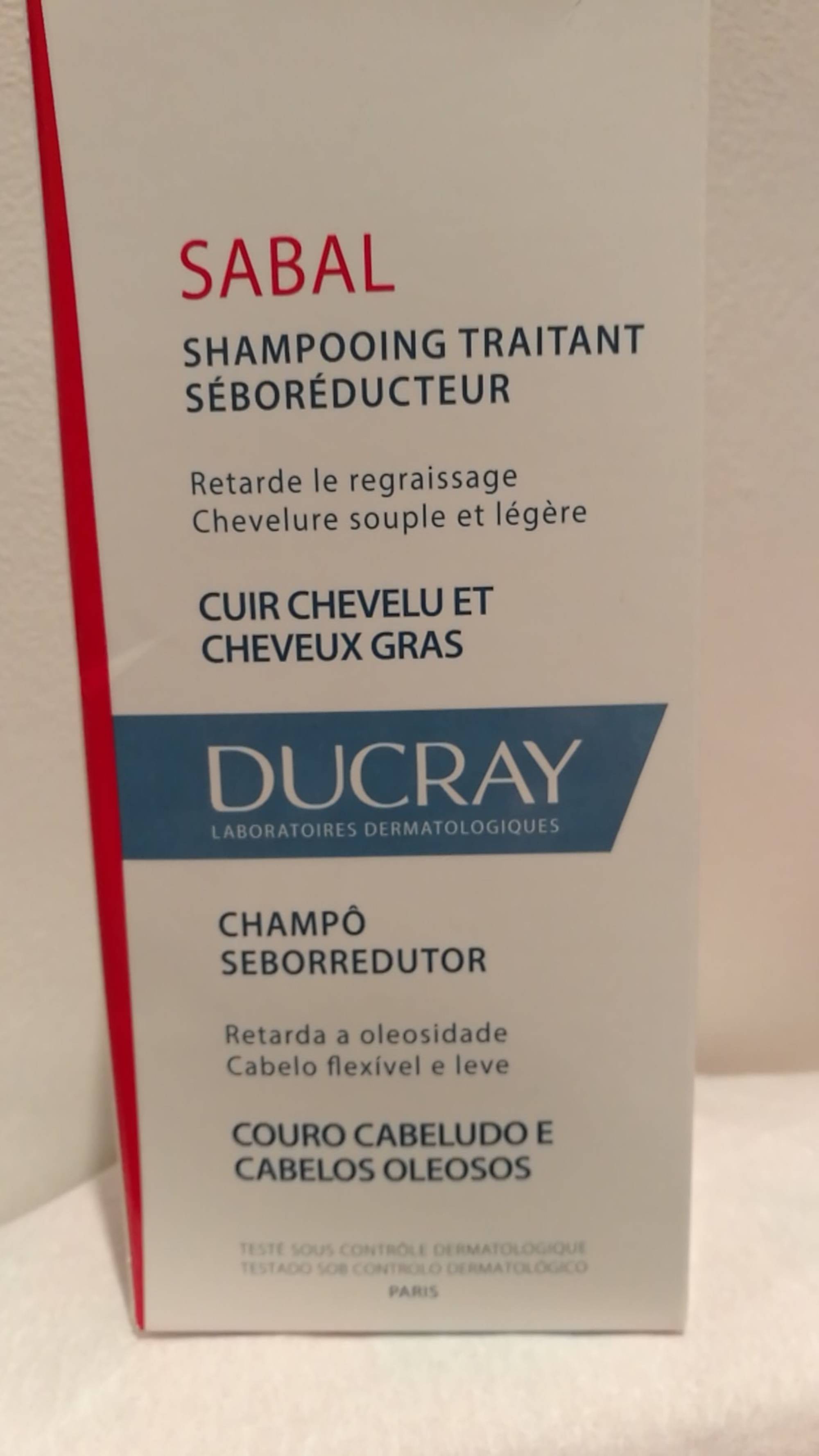 DUCRAY - Sabal - Shampooing traitant séboréducteur