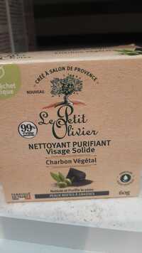 LE PETIT OLIVIER - Charbon végétal - Nettoyant purifiant visage solide