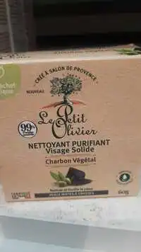 LE PETIT OLIVIER - Charbon végétal - Nettoyant purifiant visage solide