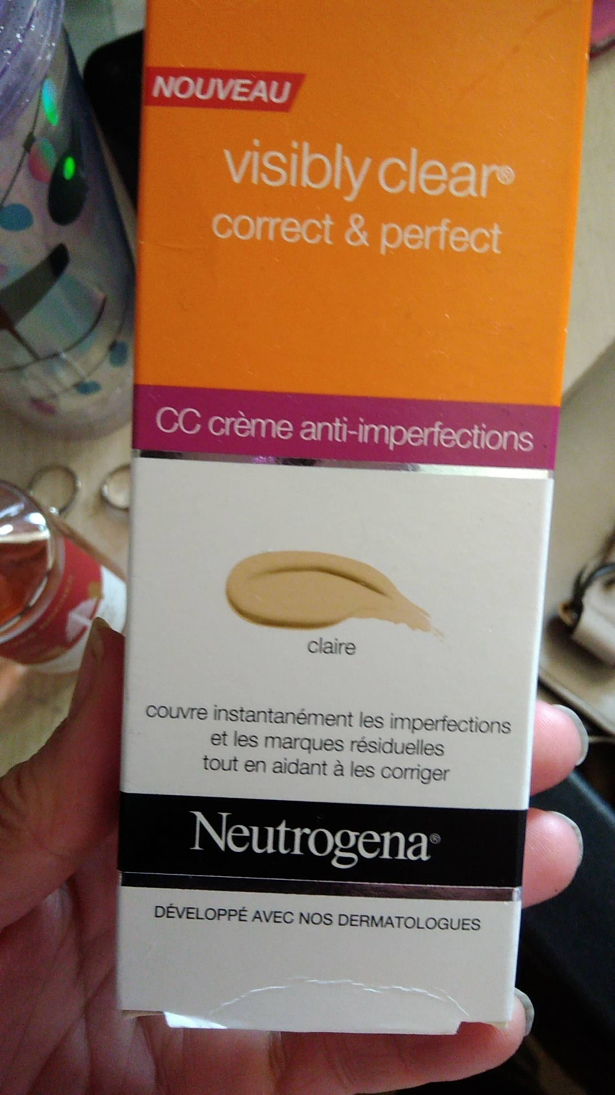 NEUTROGENA - CC Crème anti-imperfections - Claire