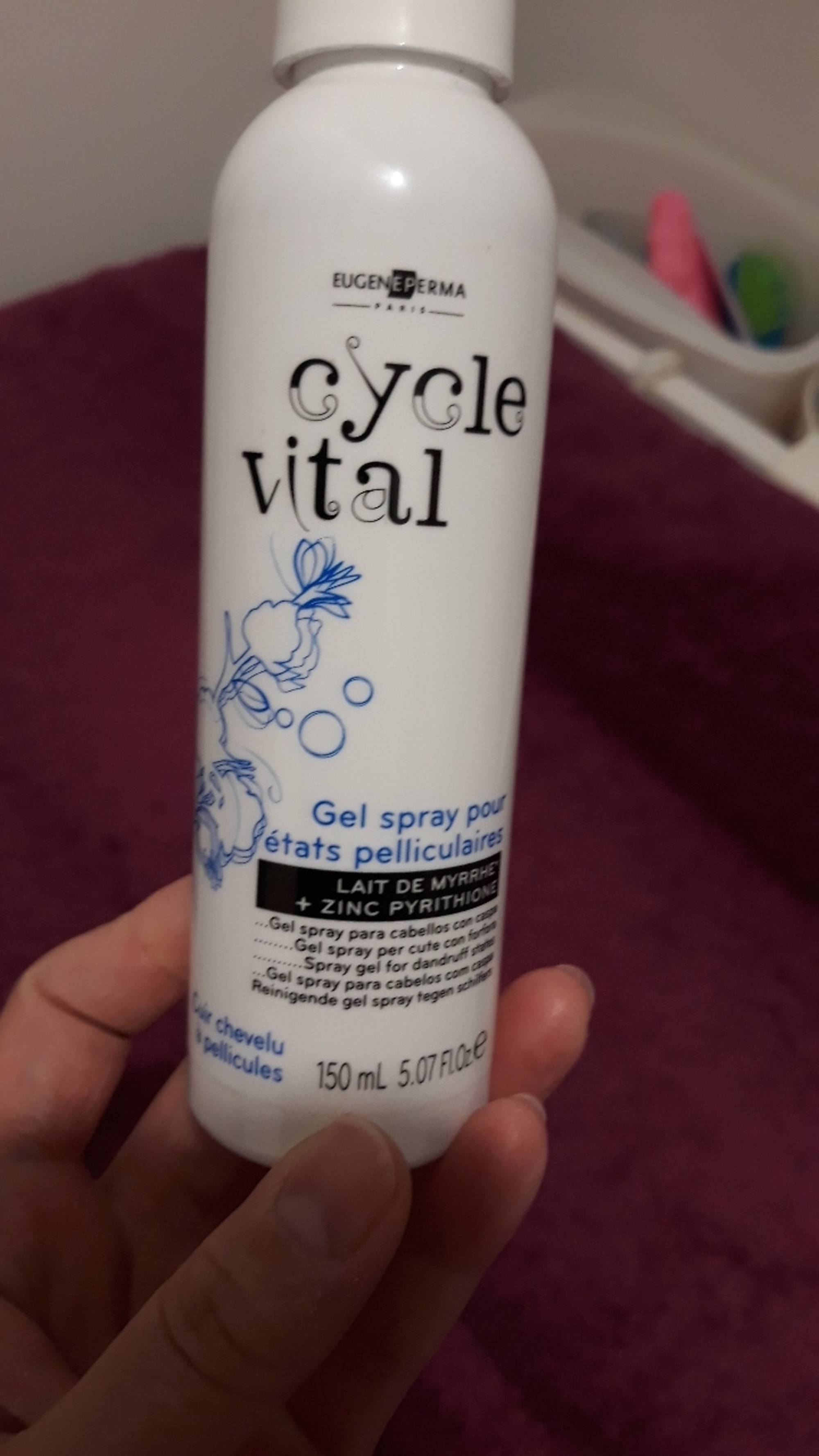 EUGÈNE PERMA - Cycle vital - Gel spray pour états pélliculaires