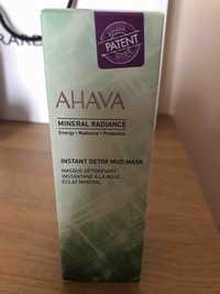 AHAVA - Mineral radiance - Masque détoxifiant instantané à la boue