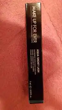 MAKE UP FOR EVER - Aqua smoky lash - Waterproof extra black mascara 