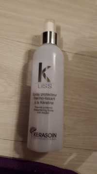 KERASOIN - K-liss - Spray protecteur thermo-lissant à la kératine