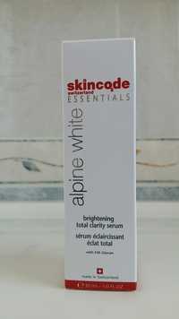 SKINCODE - Essentials Alpine white - Sérum éclaircissant éclat total