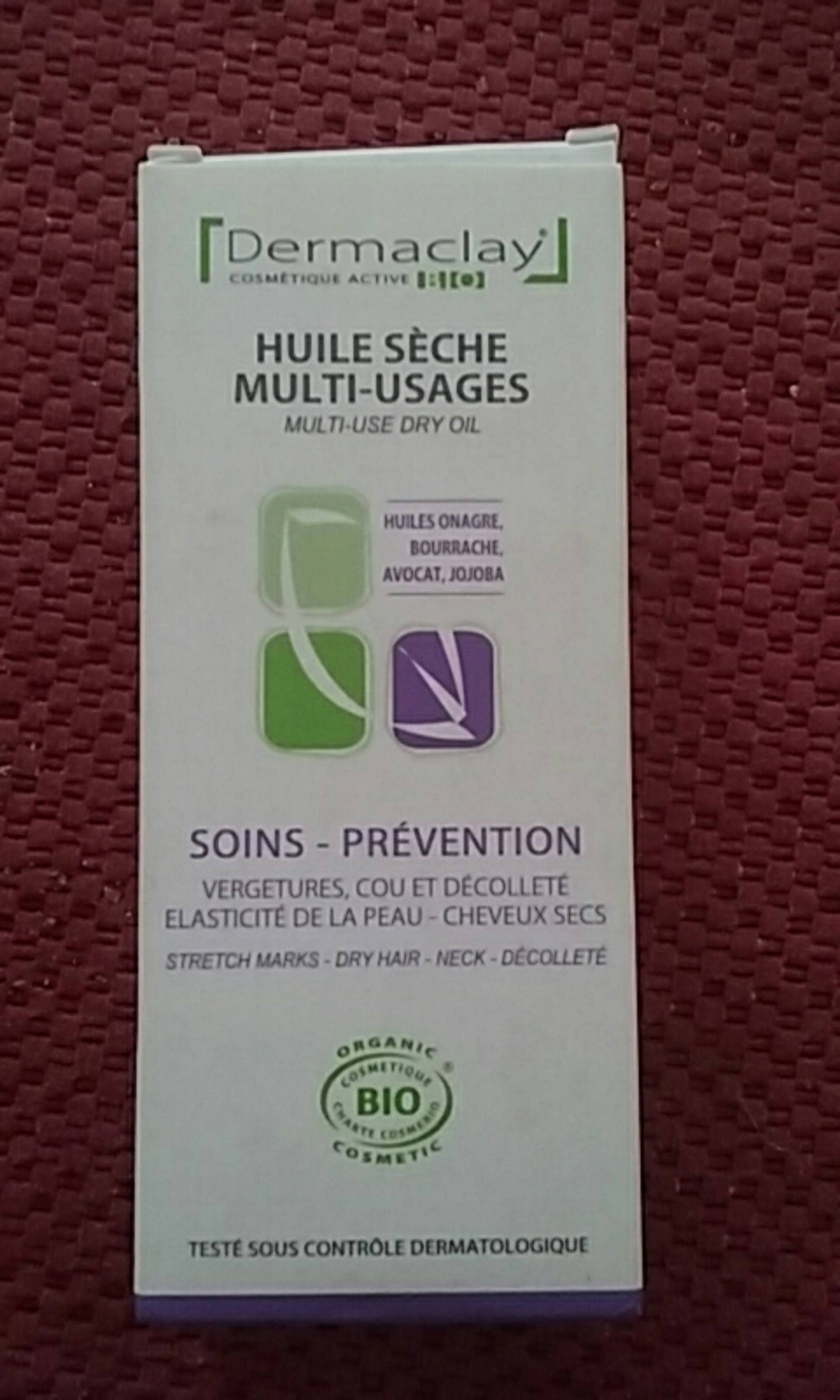 DERMACLAY - Huile sèche multi-usages