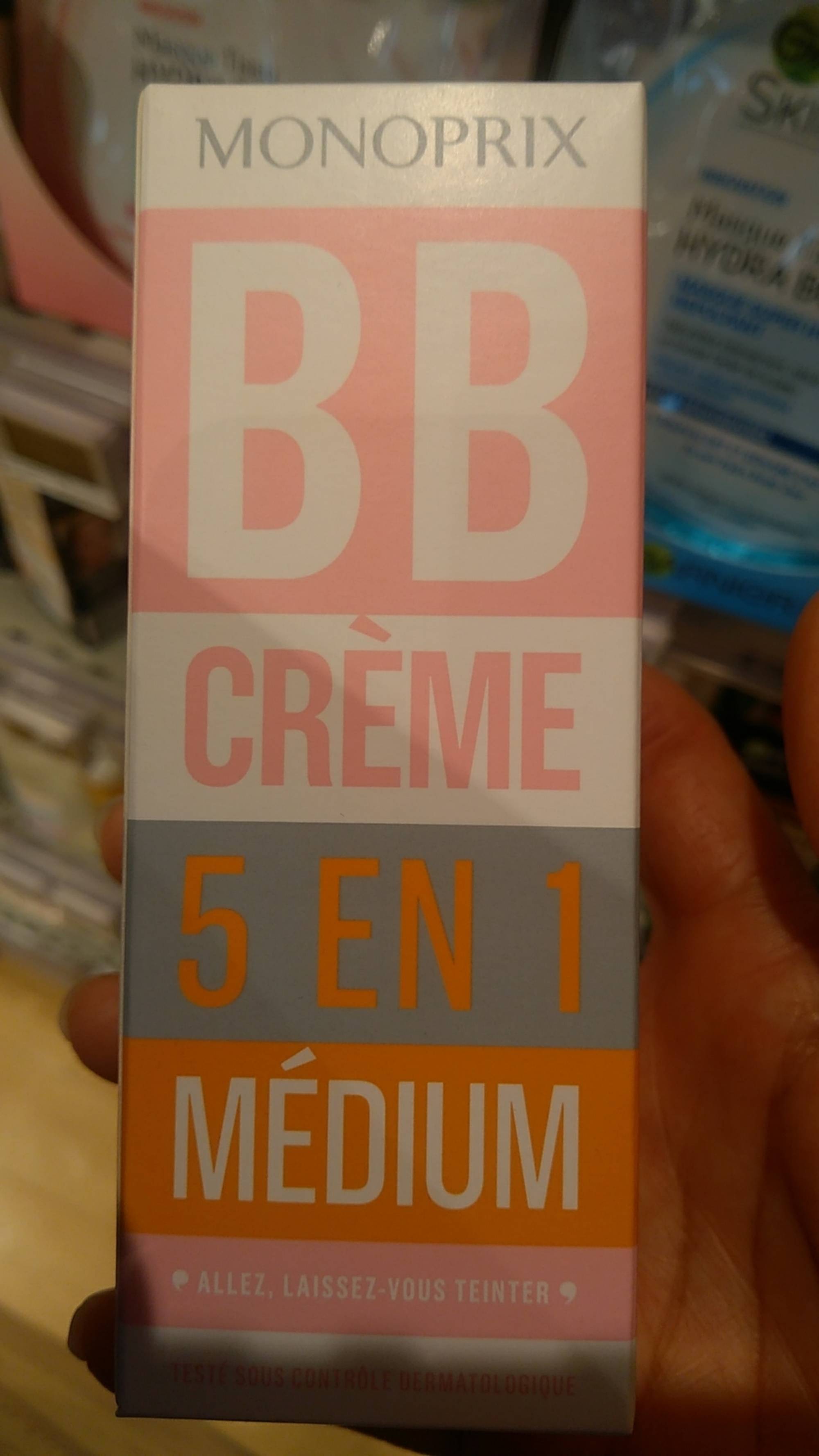 MONOPRIX - BB crème 5 en 1 médium