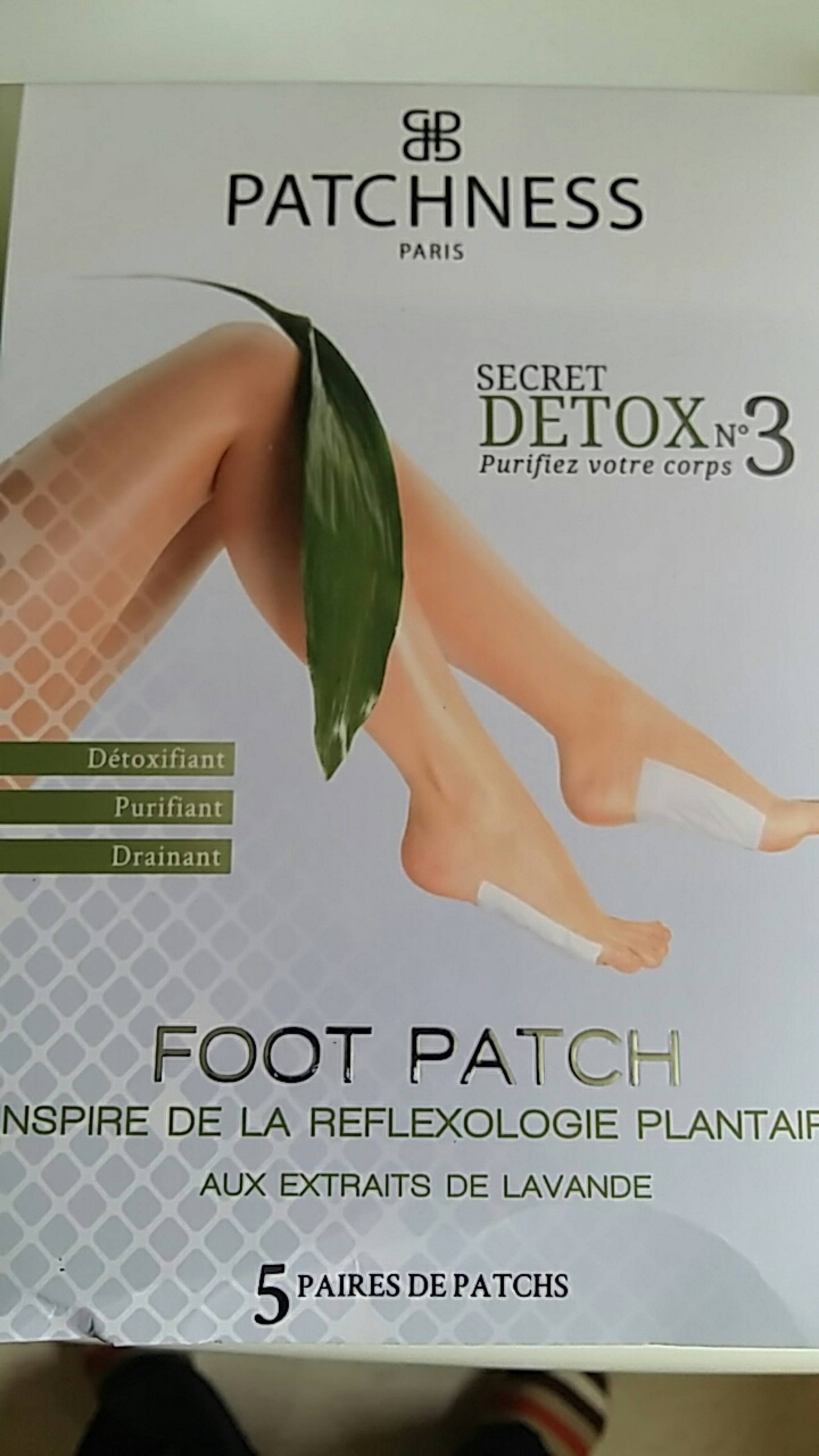 PATCHNESS - Secret detox n°3 - Foot patch