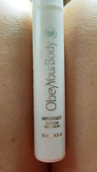 OBEY YOUR BODY - Mineraux - Cuticle oil serum