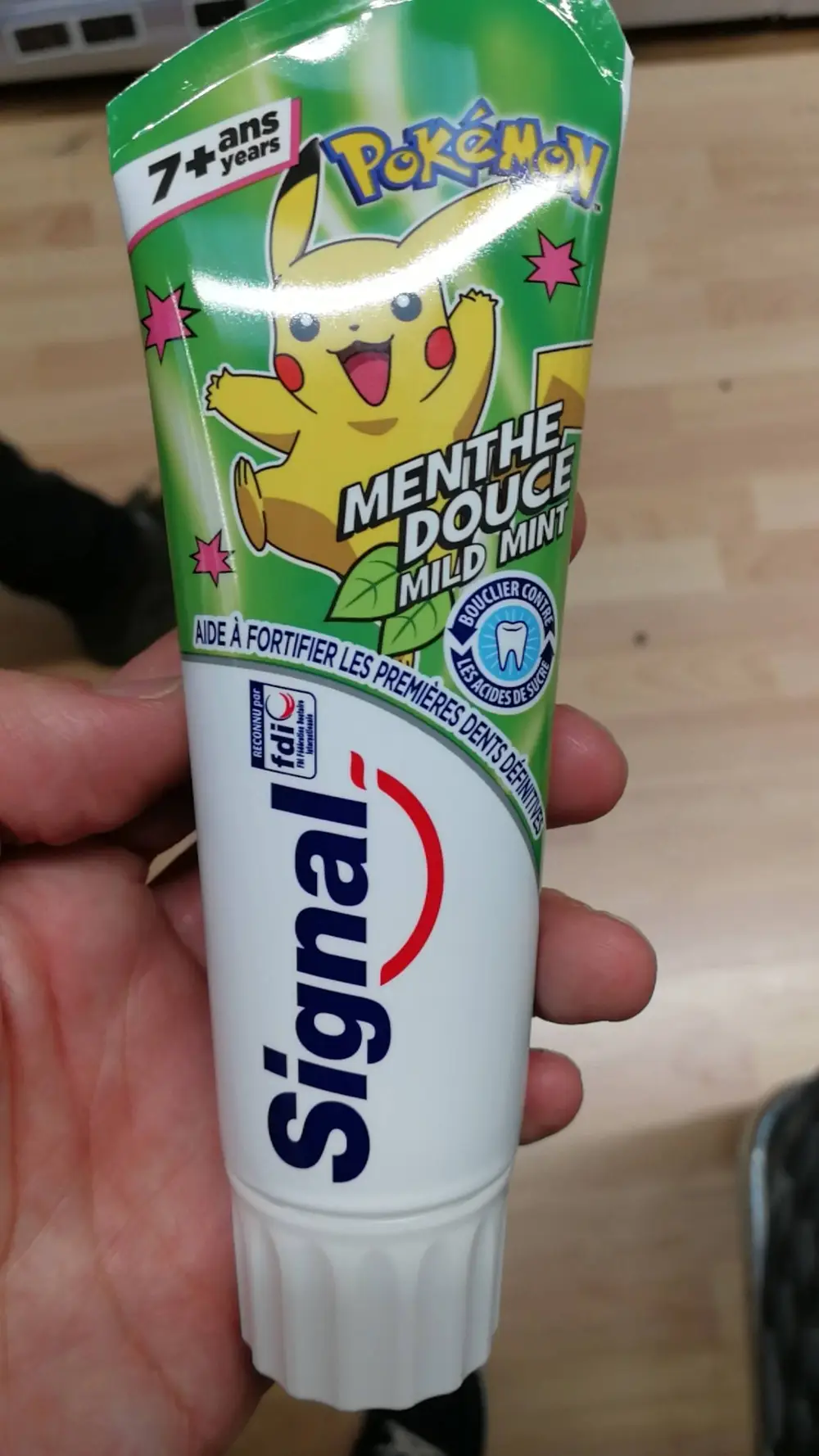 SIGNAL - Pokémon - Dentifrice enfant menthe douce 7ans+