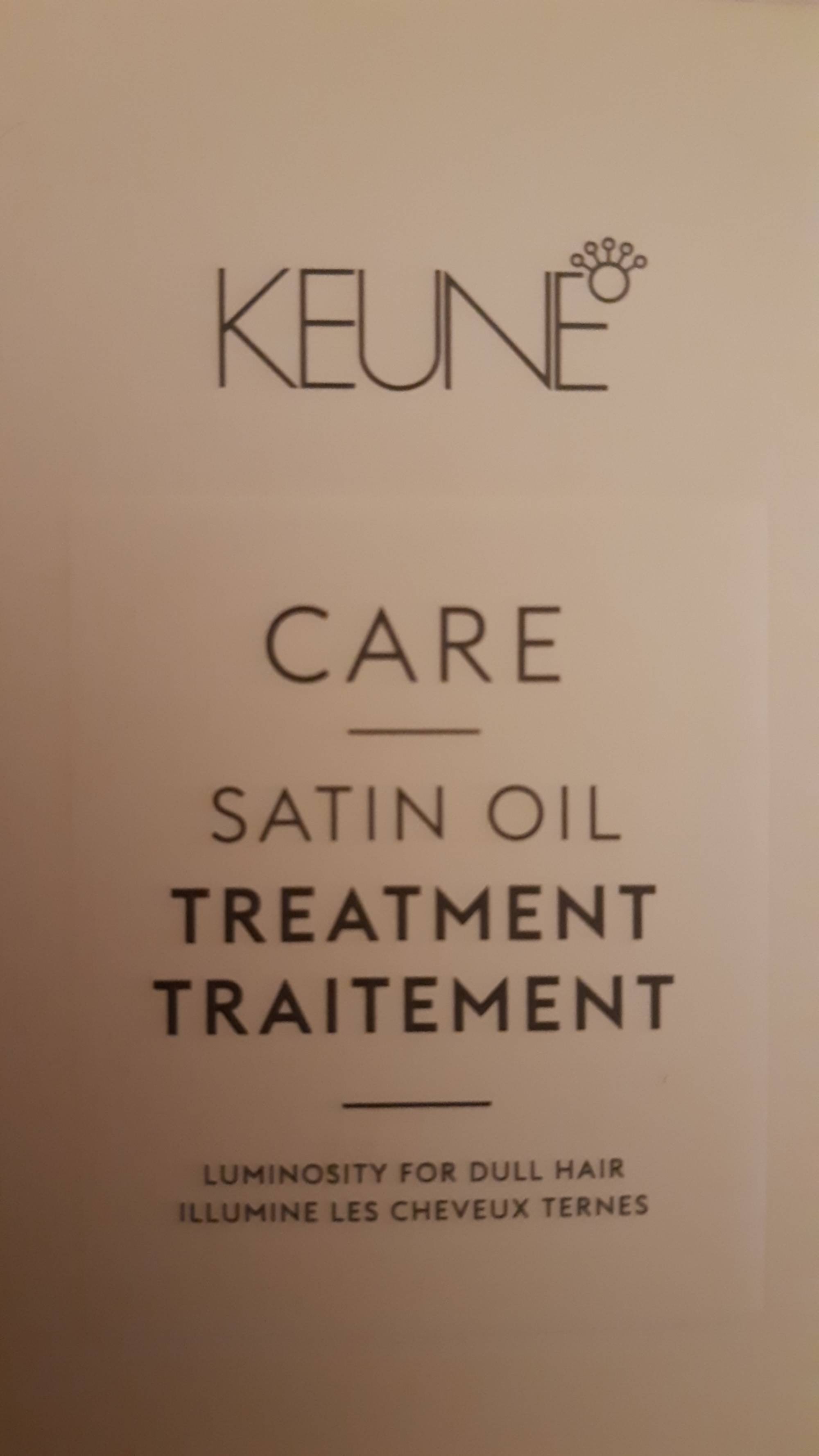 KEUNE - Care - Satin oil