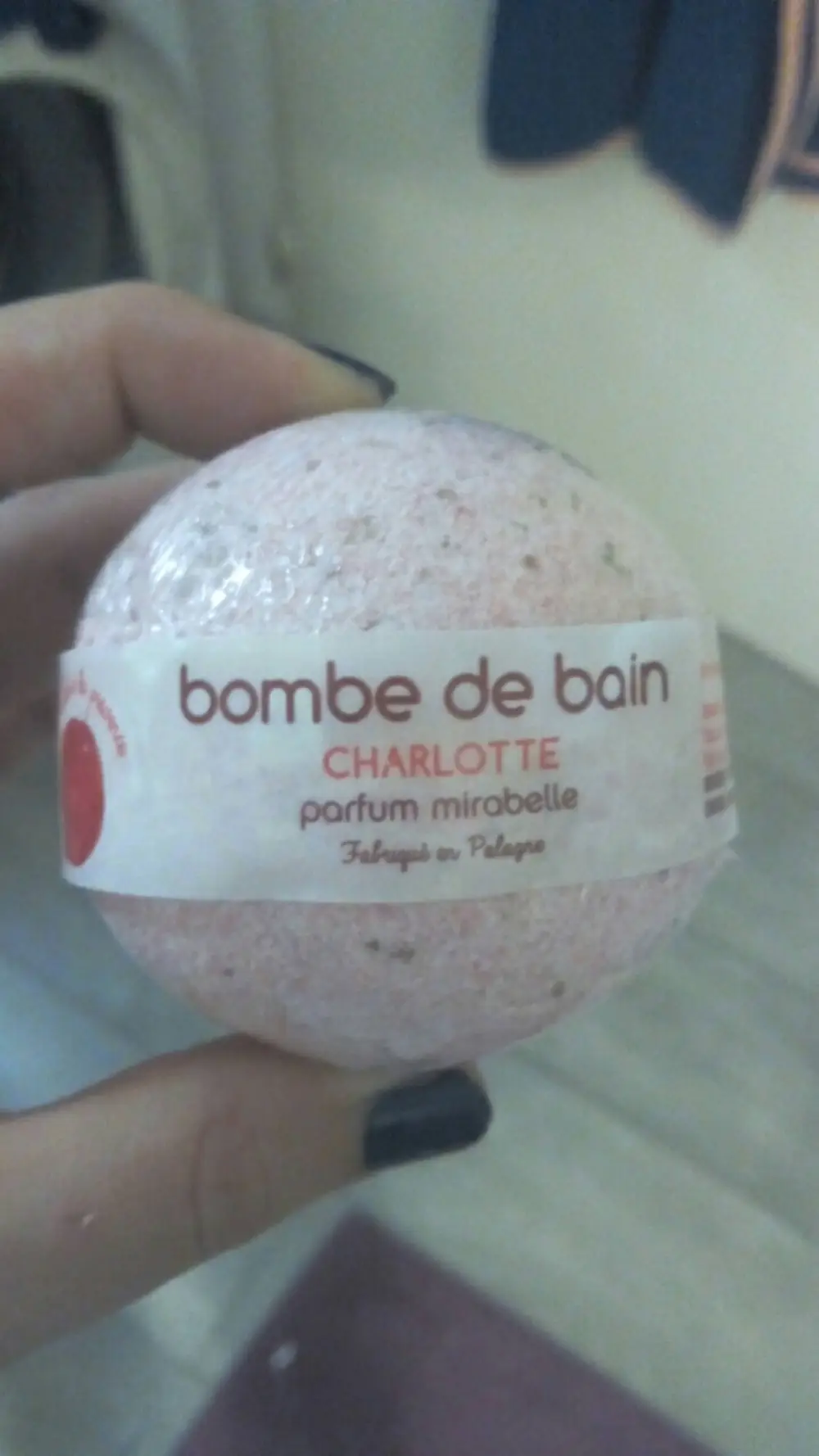 DMP DU MONDE À LA PROVENCE - Charlotte - Bombe de bain parfum mirabelle