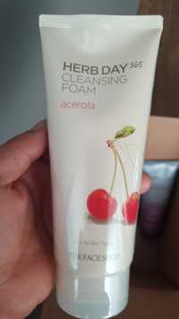 THE FACE SHOP - Herb Day 365 - Cleansing foam 