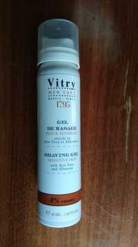 VITRY - Men care - Gel de rasage peaux sensibles