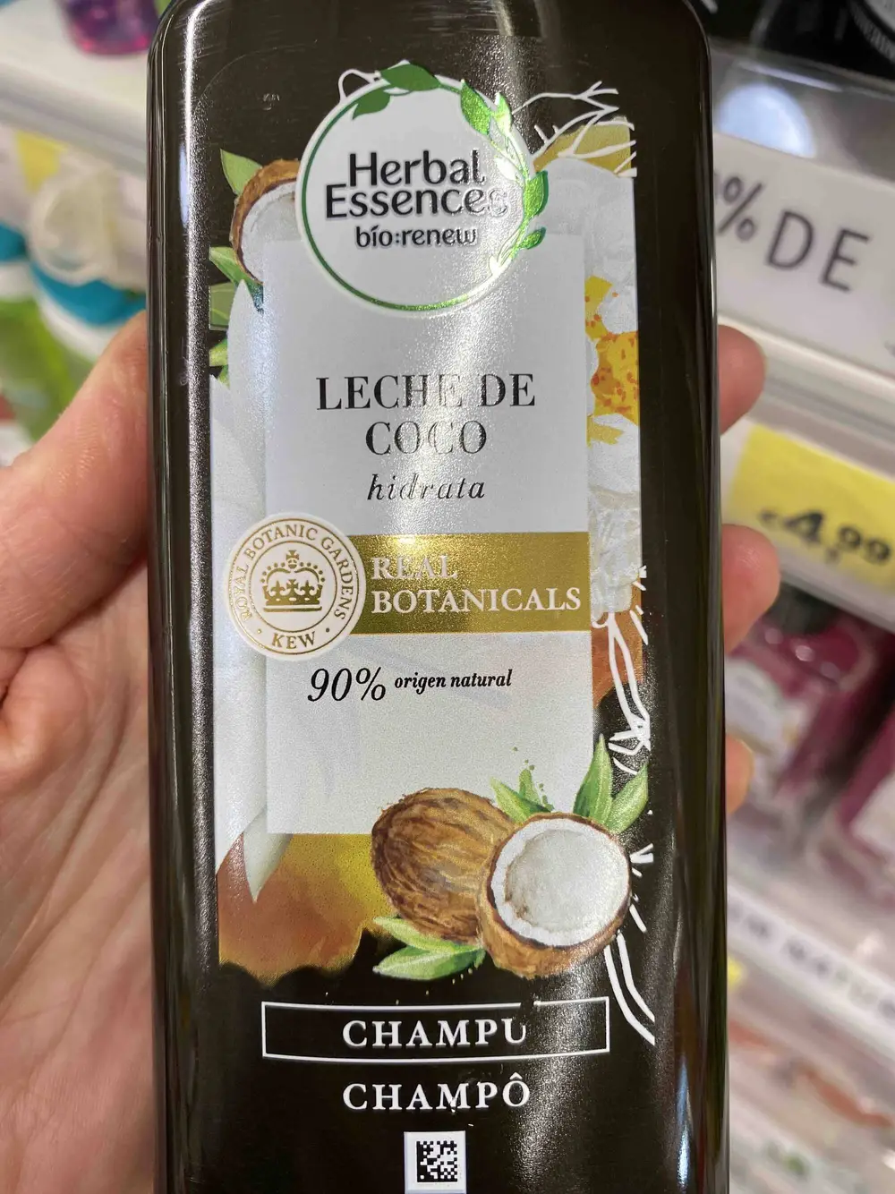 HERBAL ESSENCES - Leche de coco - Champô