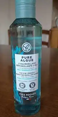 YVES ROCHER - Pure algue - Eau micellaire démaquillante 2 en 1