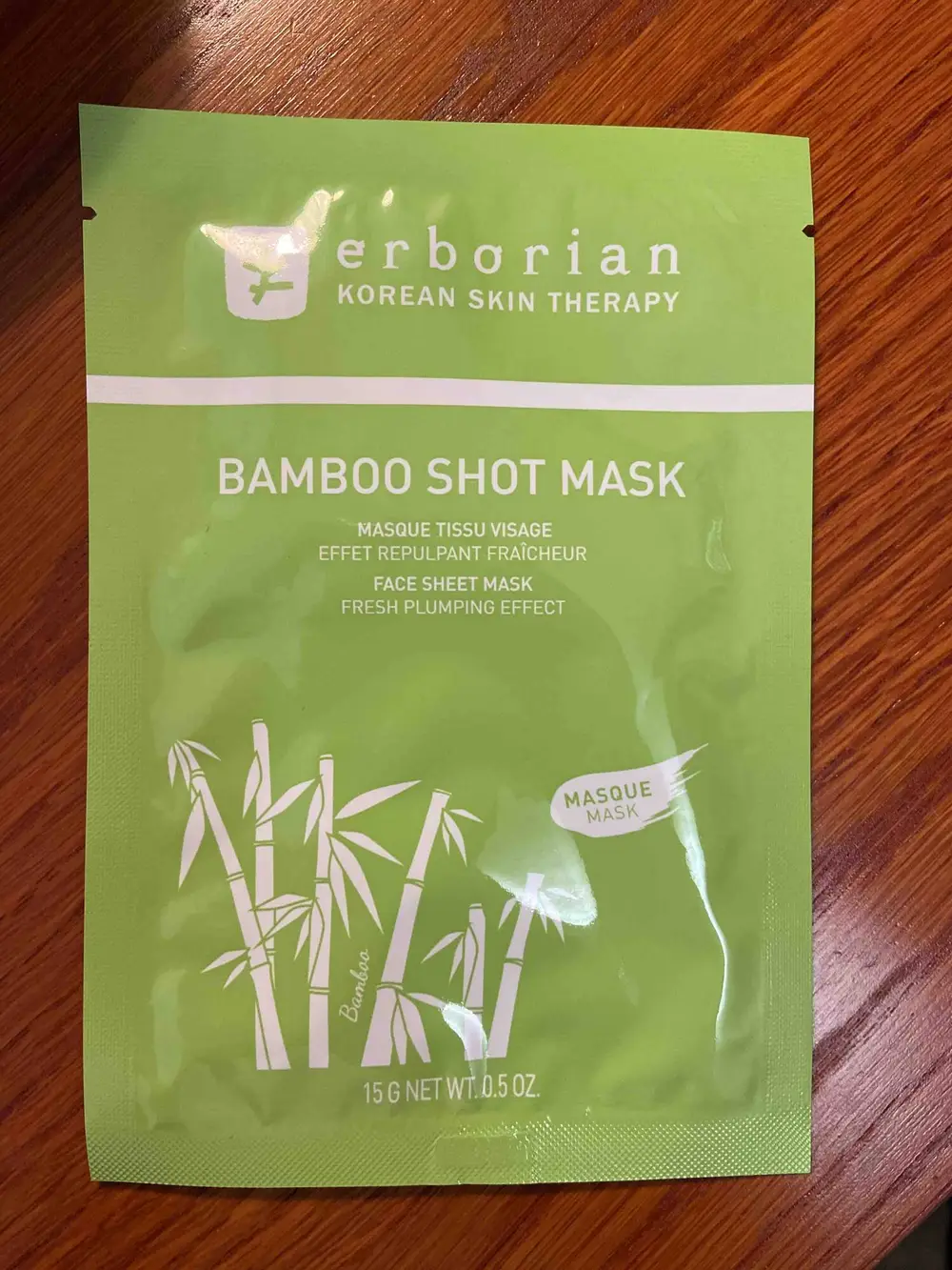 ERBORIAN - Bamboo shot mask - Masque tissu visage