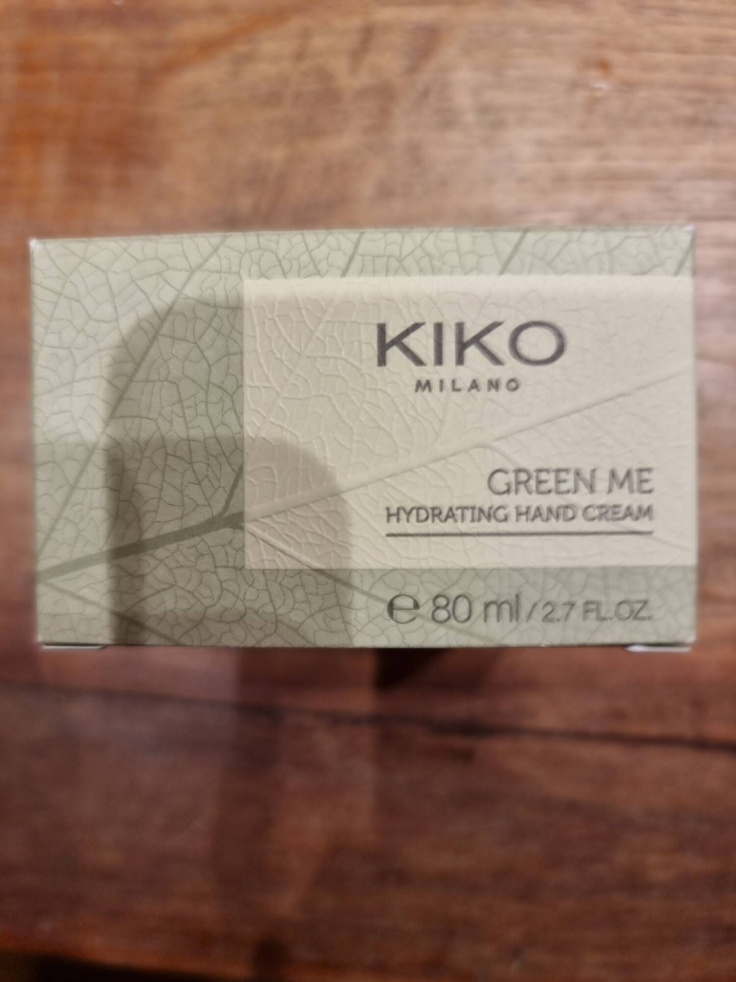 KIKO MILANO - Green me - Hydrating hand cream