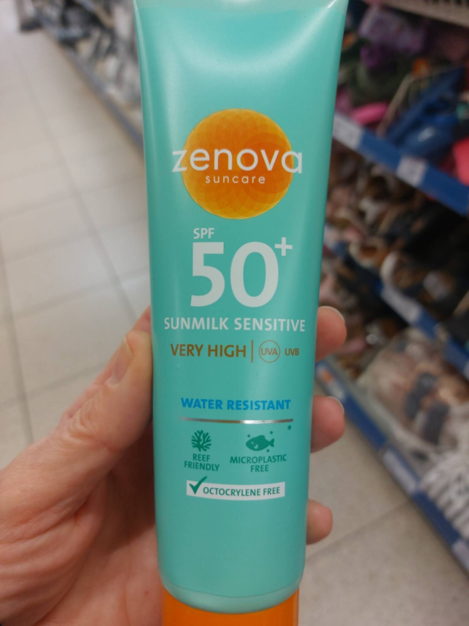 ZENOVA - Sunmilk sensitive SPF 50+