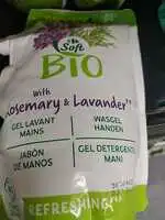 CARREFOUR SOFT - Bio - Gel lavant mains rosemary & lavander