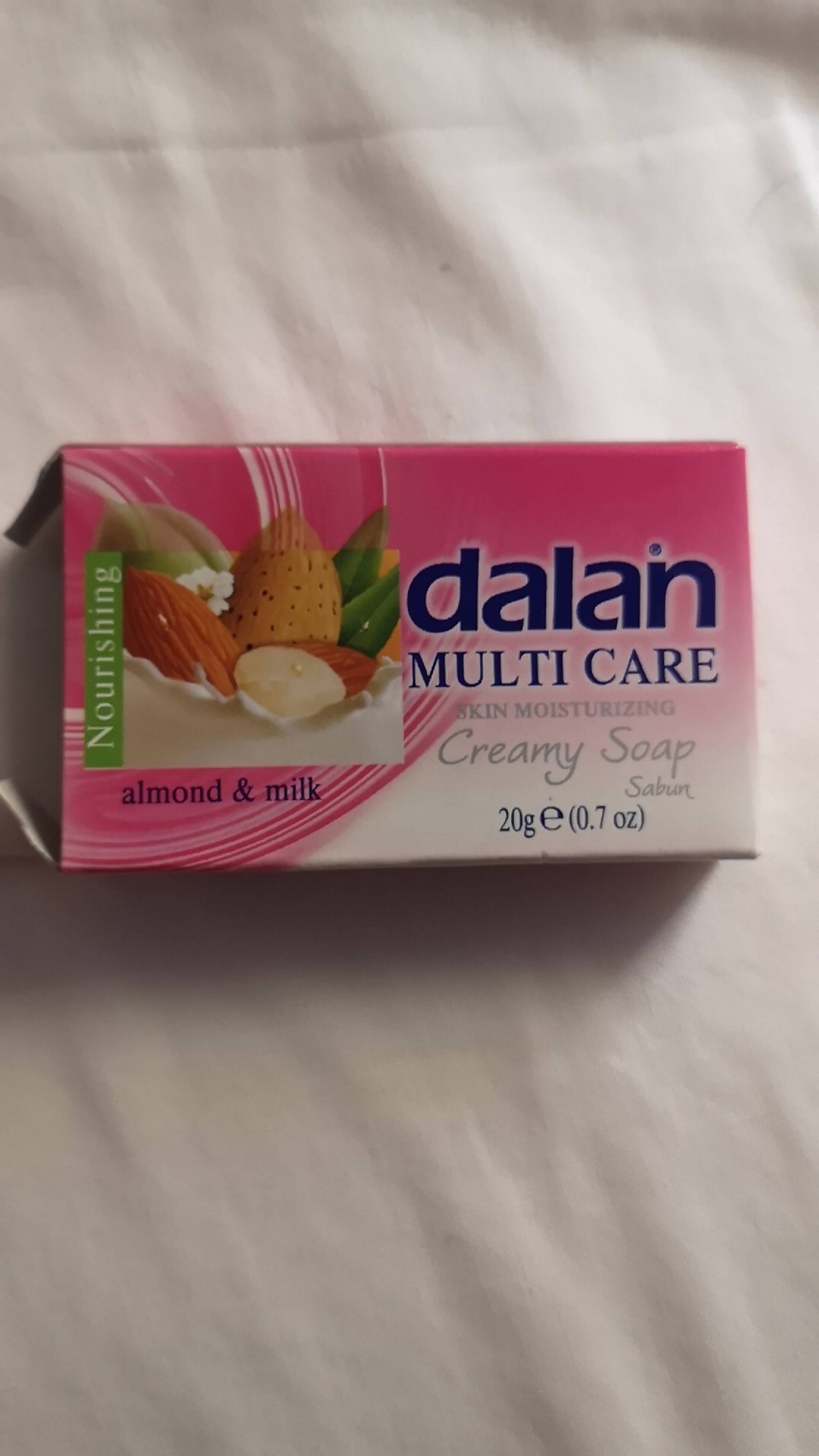 DALAN - Multi care creamy soap  almond and milk
